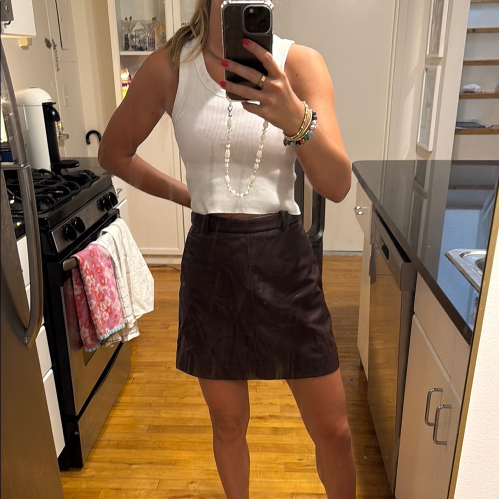 J. Crew Black and White Mini Pencil Skirt Casual